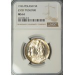 5 złotych 1936, Piłsudski