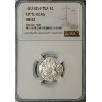 Bohemia, Leopold I 1657-1705, 3 krajcars 1662, Kutna Hora