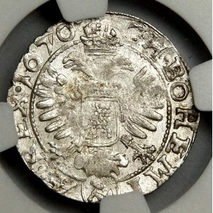 Czechy, Leopold I, 3 krajcary 1670, Kutna Hora