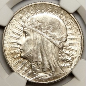 5 gold 1932, Head of a woman, London, very nice