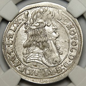 Hungary, Leopold I, 15 krajcars 1679 KB, Kremnica