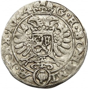 Czechy, Ferdynand III, 3 krajcary 1644, Joachimsthal