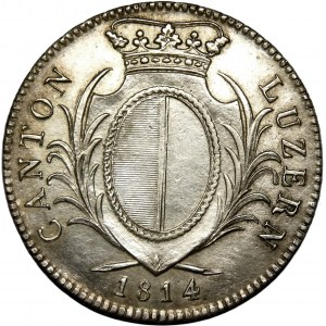 Szwajcaria, 4 franki 1814, Lucerna