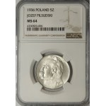 5 gold 1936, Pilsudski