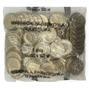 Mint bag 100 x 1 gold 1992, RARE