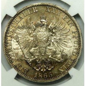 Niemcy, Prusy, talar 1866, Wilhelm I