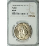 Niemcy, Prusy, talar 1866, Wilhelm I