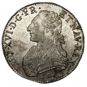 Francja, Ludwik XVI, 1 ecu 1785 R