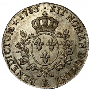 Francja, Ludwik XVI, 1 ecu 1785 R