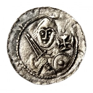 Władysław II Wygnaniec, denar, Książę i Biskup