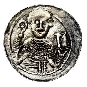 Władysław II Wygnaniec, denar, Książę i Biskup
