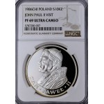 10000 zlatých 1986, Ján Pavol II, zrkadlovka