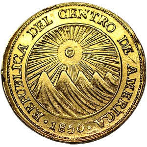 Central America, 2 escudos 1850