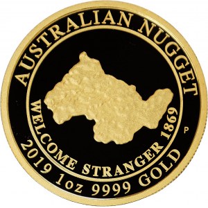 Australia, $100 2019, Gold Nugget