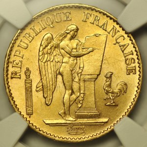 Francúzsko, 20 frankov 1886, Paríž