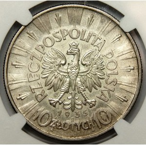 10 Zloty 1935, Piłsudski