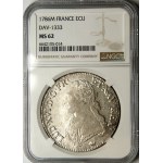 France, Louis XVI, 1 ecu 1786, Toulouse