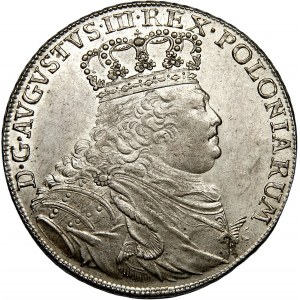 Auguste III Sas, thaler 1754 EDC, Leipzig