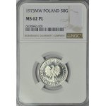 50 haléřů 1973, proof like