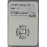 10 groszy 1981, proof like