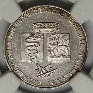 Austria, Franciszek II, żeton 1815, Wenecja