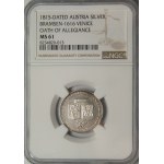 Austria, Franciszek II, żeton 1815, Wenecja
