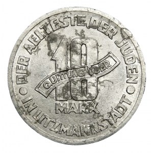 Lodz Ghetto, 10 marks 1943, Aluminum
