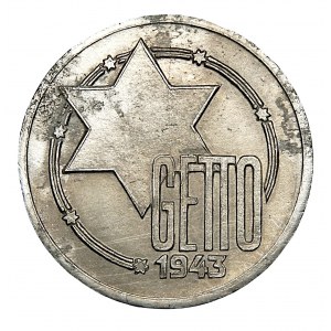 Lodz Ghetto, 10 marks 1943, aluminum, 10/5