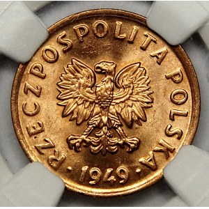 5 pennies 1949, bronze
