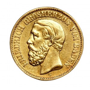 Niemcy, Badenia, 20 marek 1872, Fryderyk I