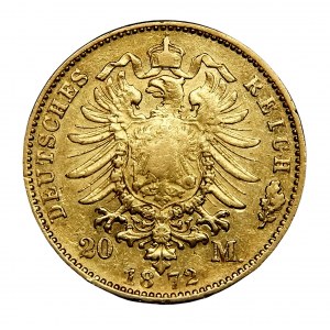 Niemcy, Badenia, 20 marek 1872, Fryderyk I