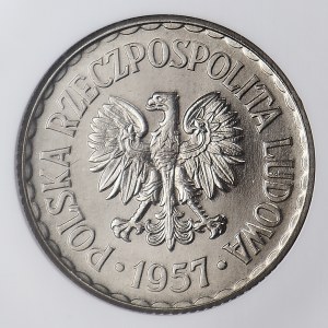 Sample Nickel, 1 Gold 1957