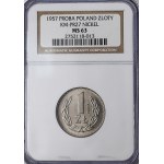 Sample Nickel, 1 Gold 1957