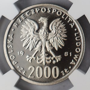Sample Nickel, 2000 gold 1981, Vladislav I Herman, bust