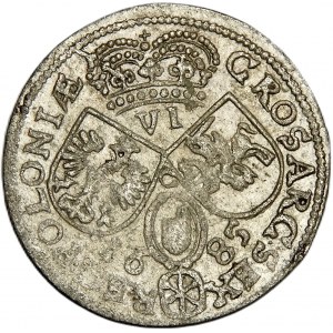 John III Sobieski, sixpence 1685 CB, Kraków, Gotfryd Bartsch