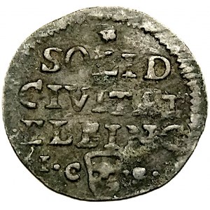 August III Sas, szeląg 1763, Elbląg