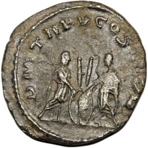 Walerianus (253-260 n.e.), Antoninian, tetradrachma bilonowa