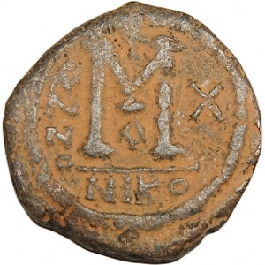 Bizancjum, Justin II i Zofia, Nikodemia, folis = 40 nummi