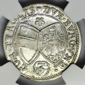 Austria, Ferdynand Karol, 3 krajcary 1639, Hall