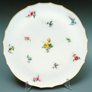 Veľký tanier, KPM Meissen, koniec 19. storočia.