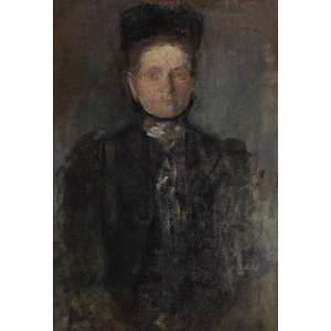 Olga Boznańska (1865 Kraków - 1940 Paryż), Portret księżnej Jadwigi z Sanguszków Sapieżyny