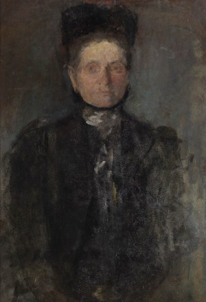 Olga Boznańska (1865 Kraków - 1940 Paris), Portrait of Princess Jadwiga née Sanguszka Sapieżyna