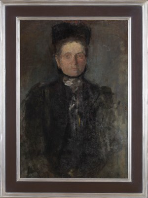 Olga Boznańska (1865 Kraków - 1940 Paris), Porträt der Herzogin Jadwiga von Sanguszko Sapieżyna