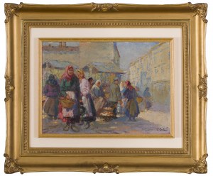 Erno Erb (1878 or 1890 Lviv - 1943 there), At the marketplace