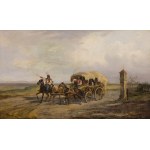 Franciszek Streitt (1839 Brody - 1890 Monachium), Cyganie w drodze, 1879