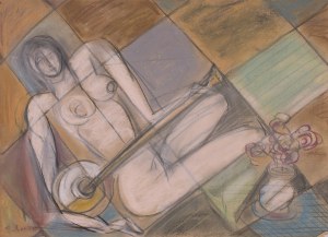 Elisabeth Ronget (1893 Chojnice - 1962 Paris), Cubist Nude.