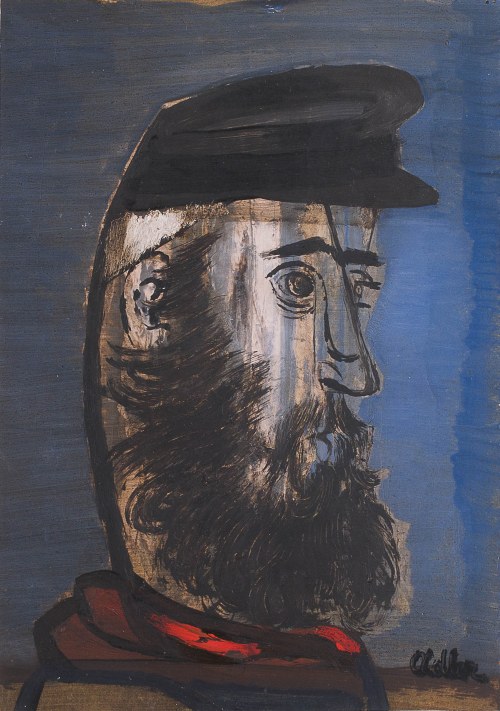 Jankiel Adler (1895 Tuszyn k. Łodzi - 1949 Aldbourne/Anglia), Portret Żyda