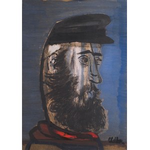 Jankiel Adler (1895 Tuszyn near Lodz - 1949 Aldbourne/Angland), Portrait of a Jew