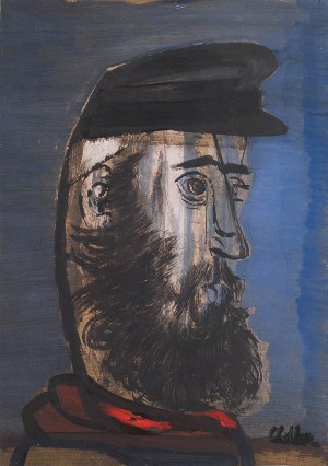 Jankiel Adler (1895 Tuszyn u Lodže - 1949 Aldbourne/Anglie), Portrét Žida