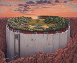 Jacek Yerka (ur. 1952 Toruń), Berlin Zachodni, ok. 1980